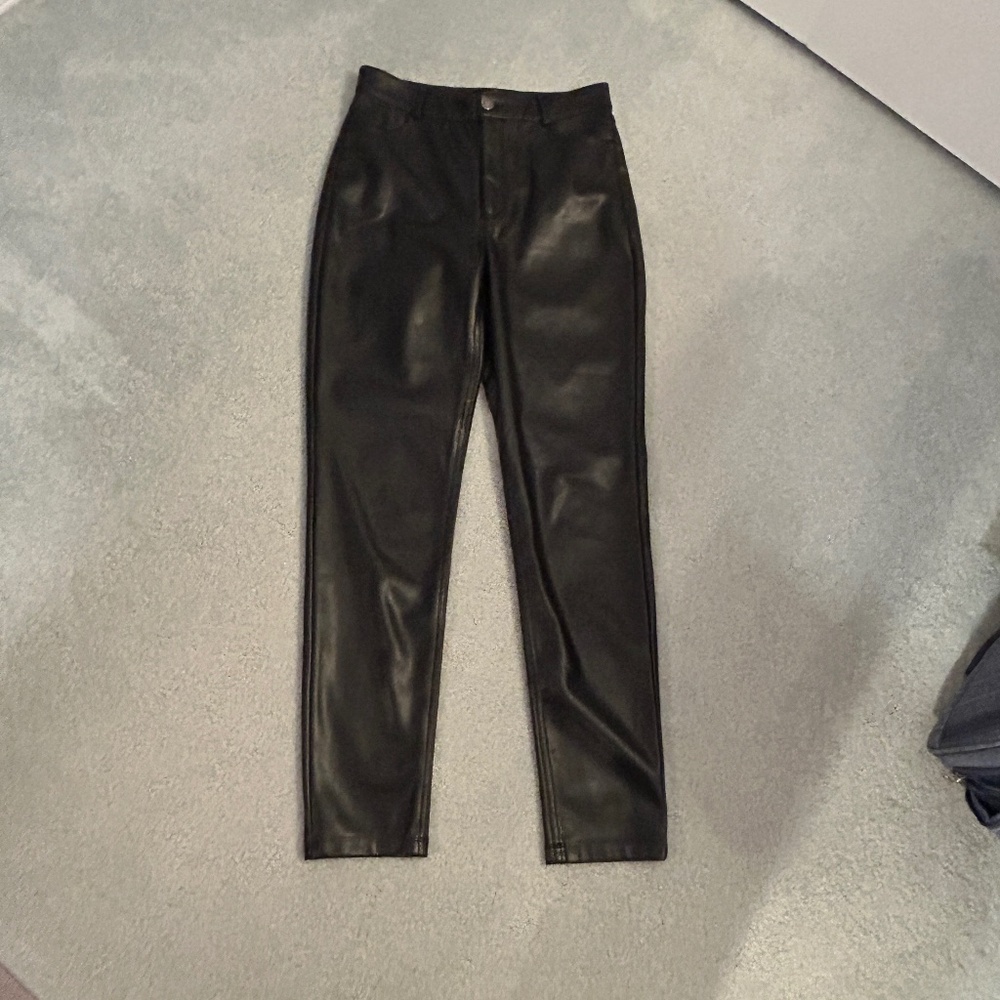 Dynamite Size 2 Pleather Pants Black